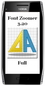 [Symbian 9.4, ^3, Anna] Font Zoomer v.3.20 Full