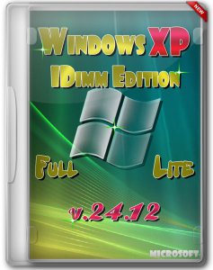 Windows XP SP3 IDimm Edition Full/Lite 24.12 RUS (VLK) (2012) Русский