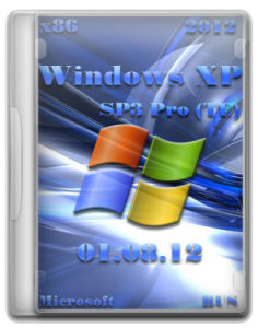 Windows XP SP3 Pro (TE) 01.08.12 (5.1.2600) (x86) (2012) Русский