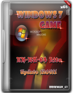 Microsoft Windows 7 Game-EN-RU-64 Lite Update 120511 (2012) Русский + Английский