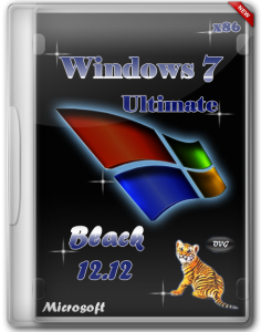 Windows 7 Ultimate x86 SP1 Black by OVGorskiy® 12.12 (2012) Русский