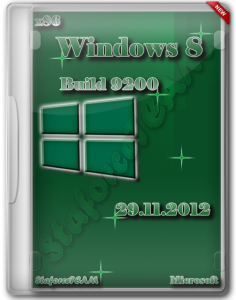 Windows 8 Build 9200 x86 (29.11.2012/RU/EN/DE) © StaforceTEAM (2012)