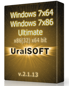 Windows 7 (x86/x64) Ultimate UralSOFT v.2.1.13 (2013) Русский
