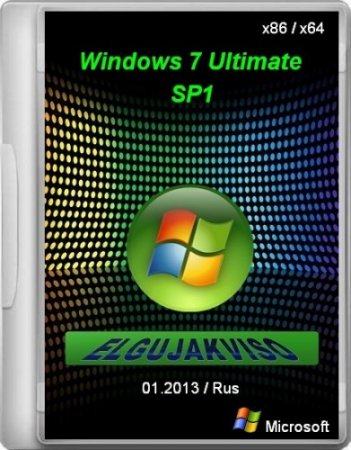 Windows 7 Ultimate SP1 Elgujakviso Edition 01.2013 [x86-x64] (2013) Русский