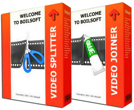 Boilsoft Video Joiner v7.01.1 / Boilsoft Video Splitter v7.01.1 + Portable (2012) Русский + Английский