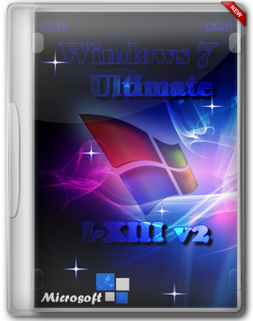 Windows 7 Ultimate SP1 x86/x64 I-XIII v2 НА CD (2013) Русский