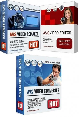 AVS Video Editor v6.3.1.231 Final / Portable / RePack + AVS Video ReMaker v4.1.2.147 Final / Portable + AVS Video Converter 8.3.1.530 Final / Portable