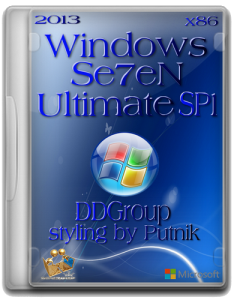 Windows 7 Ultimate SP1 x86 DDGroup [v.5] (2013) Русский