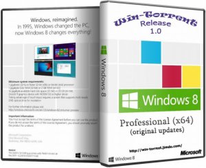 Windows 8 x64 Professional Win-Torrent (original updates) 1.1 (2013) Русский