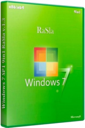 Microsoft Windows 7 SP1 x86-x64 9in1 RaSla v1.5 (2013) Русский