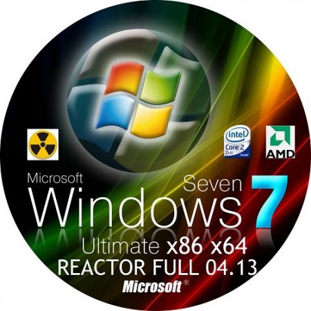 WINDOWS 7 ULTIMATE x86 x64 REACTOR FULL 04.13 (2013) Русский