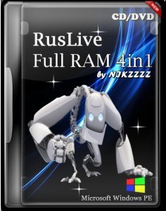 RusLiveFull 2013 RAM 4in1 by NIKZZZZ CD|DVD|USB tools 10.08.2013 (Русский + Английский)