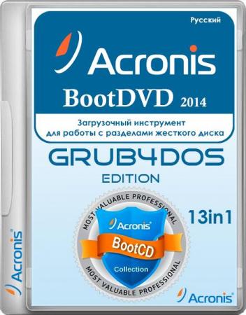 Acronis BootDVD 2014 Grub4Dos Edition v.21 13in1 (2014) Русский