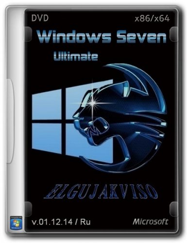 Windows 7 Ultimate SP1 Edition (2in1) by Elgujakviso v.01.12.14 (x86/x64) (2014) Русский