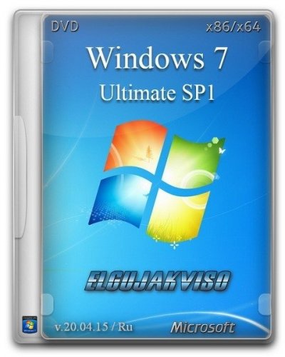 Windows 7 Ultimate SP1 Elgujakviso Edition v20.04.15 (x86/x64) (2015) Русский