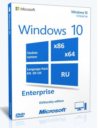 Windows® 10 Enterprise by OVGorskiy® 2DVD 08.2015 (x86-x64) [RU-en-de-uk] (2015)