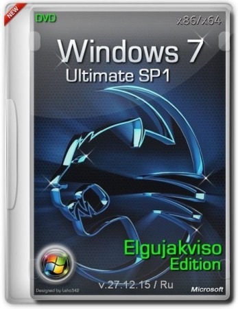 Windows 7 Ultimate SP1 (x86/x64) Elgujakviso Edition (v27.12.15) (2015) Русский