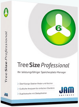 TreeSize Professional 6.3.3.1183 (2016) Английский, Немецкий