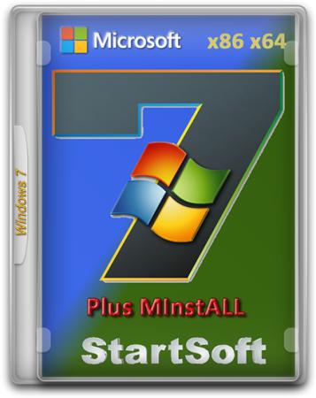 Windows 7 Ultimate SP1 x86/x64 Plus MInstAll StartSoft 24-2016 (2016) Русский