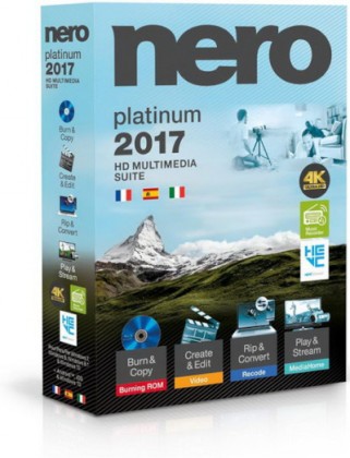 Nero 2017 Platinum 18.0.06100 Retail + ContentPack (2016) MULTi / Русский