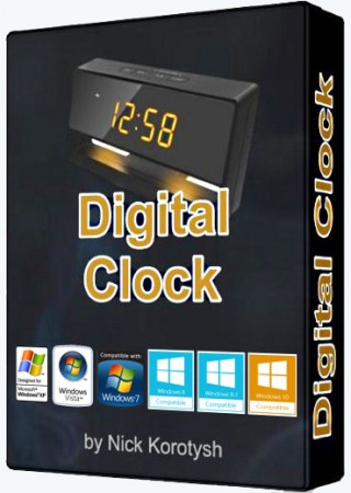 Digital Clock 4.5.4 Stable + Portable (2017) MULTi / Русский
