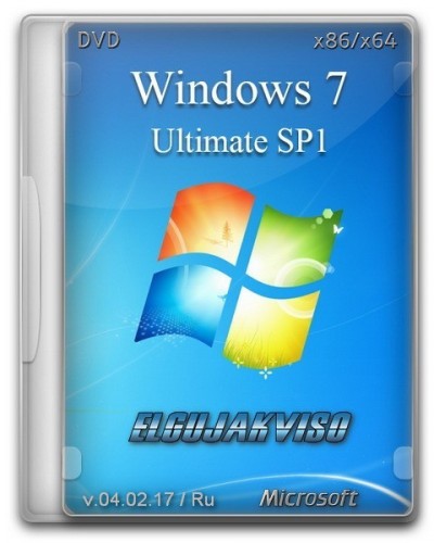 Windows 7 Ultimate SP1 x86/x64 Elgujakviso Edition v.04.02.17 (2017) Русский