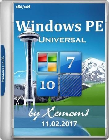 Windows 7-10PE x86x64(EFI) Universal 11.02.2017 by Xemom1 (2017) Русский
