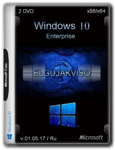Windows 10 Enterprise x86/x64 Elgujakviso Edition v.01.05.17 (2017) Русский
