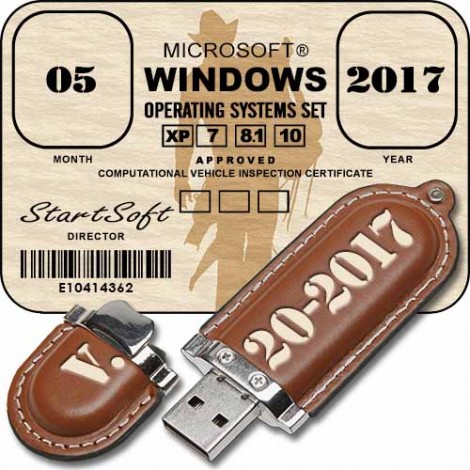 Microsoft Windows Operating Systems Set Release By StartSoft 20-2017 (2017) Русский