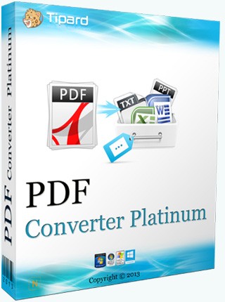 Tipard PDF Converter Platinum 3.3.12 RePack (2017) Русский / Английский