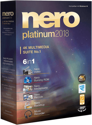 Nero 2018 Platinum 19.0.10200 Full RePack (2018) Multi / Русский