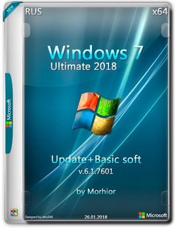 Windows 7 Ultimate 2018 Update x64 + Basic soft (2018) Русский