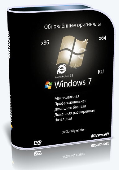 Microsoft Windows 7 SP1 Ru x86/x64 Original Update 07.2020 by OVGorskiy (2020) Русский